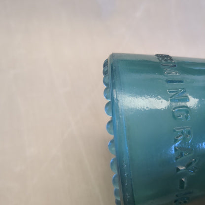 Vintage Teal Green Hemingray  #16 insulator h6-16