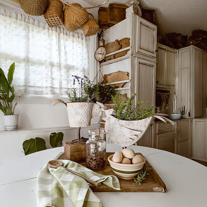 Indoor/Outdoor Distressed Hen Planter, Choose Your Style  NOT AVAILABLE AT MINDEN LOCATION