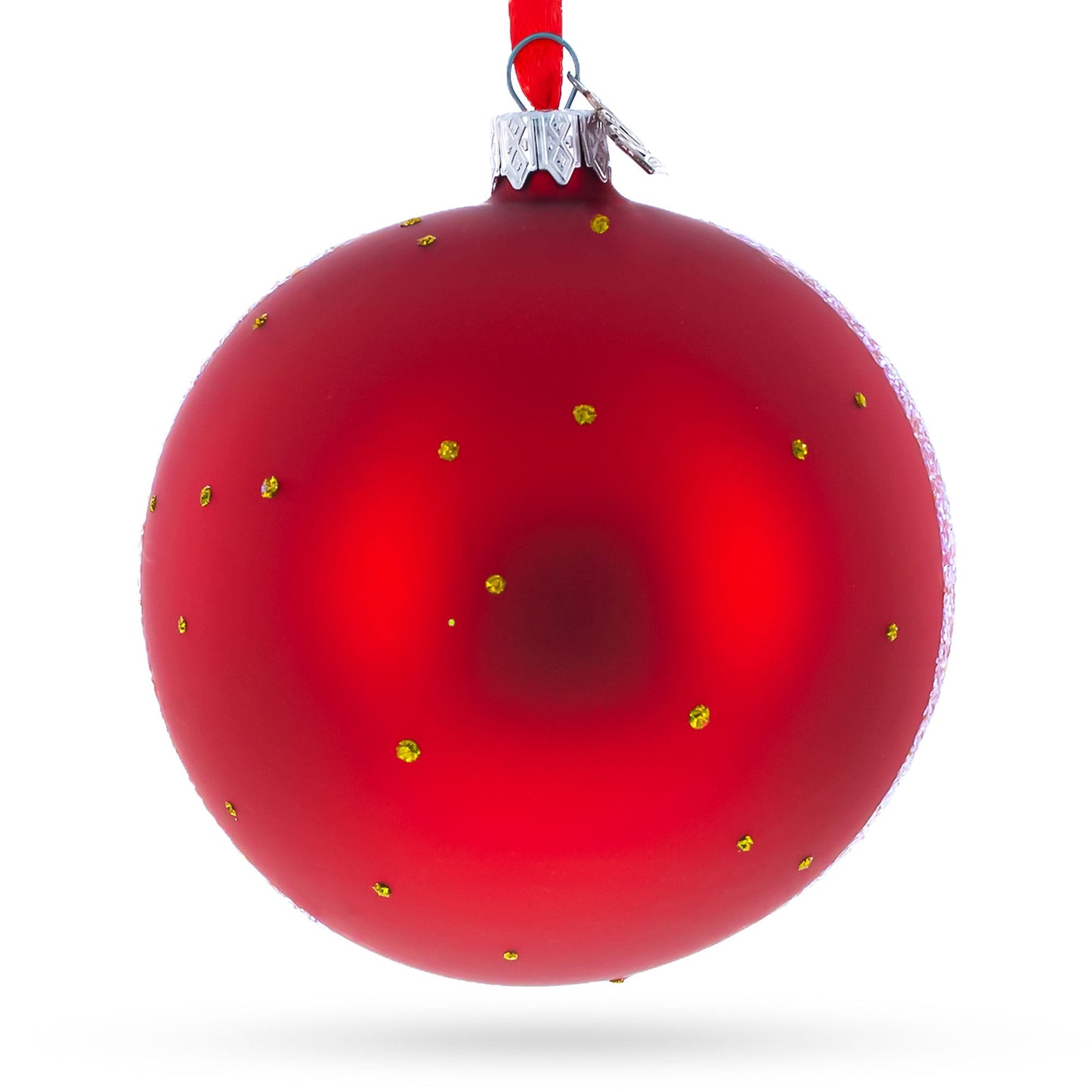 Vincent van Gogh "Irises" Glass Ball Christmas Ornament 4 Inches