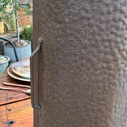 Oversized Rustic Chimney Floor Lantern  NOT AVAILABLE AT MINDEN LOCATION