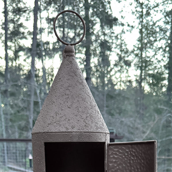 Oversized Rustic Chimney Floor Lantern  NOT AVAILABLE AT MINDEN LOCATION