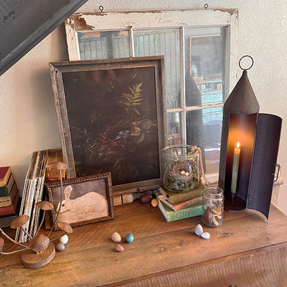 Oversized Rustic Chimney Floor Lantern  NOT AVAILABLE AT MINDEN LOCATION