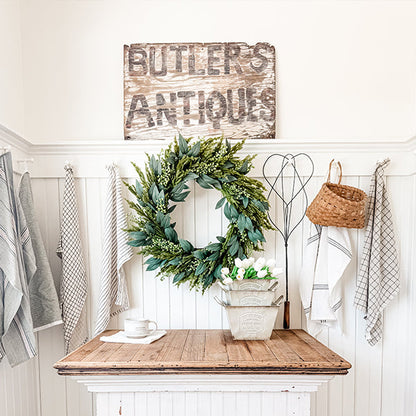 Vintage Inspired Heirloom Garden Supply Metal Planters, Set of Three  NOT AVAILABLE AT MINDEN LOCATION