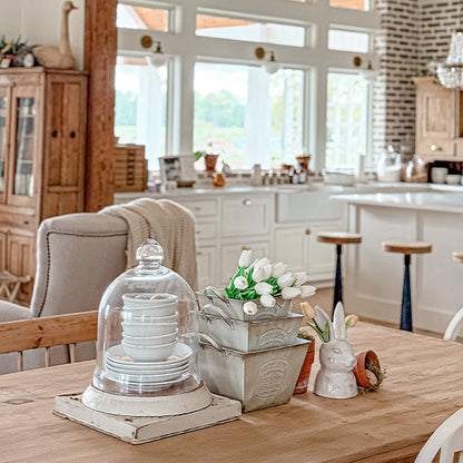 Vintage Inspired Heirloom Garden Supply Metal Planters, Set of Three  NOT AVAILABLE AT MINDEN LOCATION