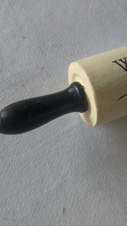 Rolling pin.  In this kitchen we make messes and memories