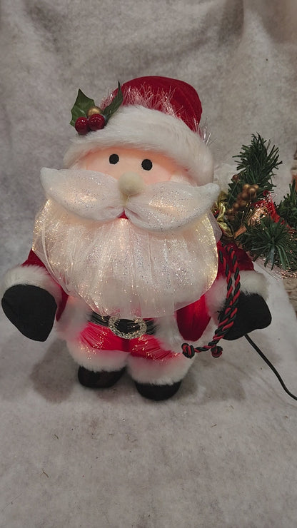 Avon Fiber Optic Dazzling Holiday Santa Claus 2009 sa7