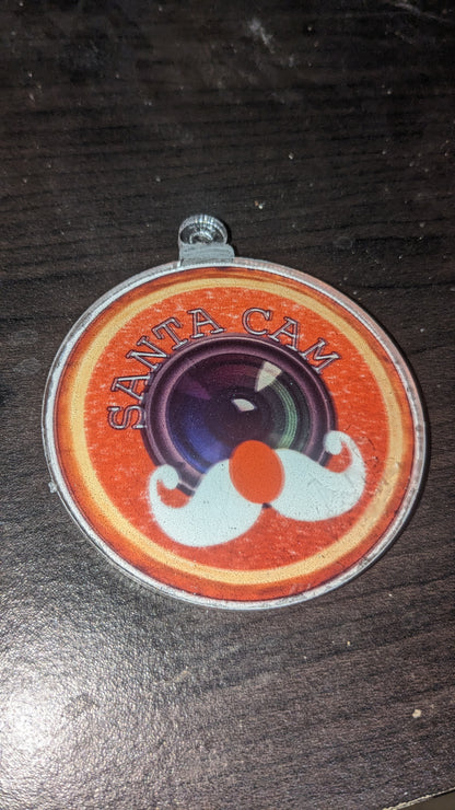 Santa Camera Ornament