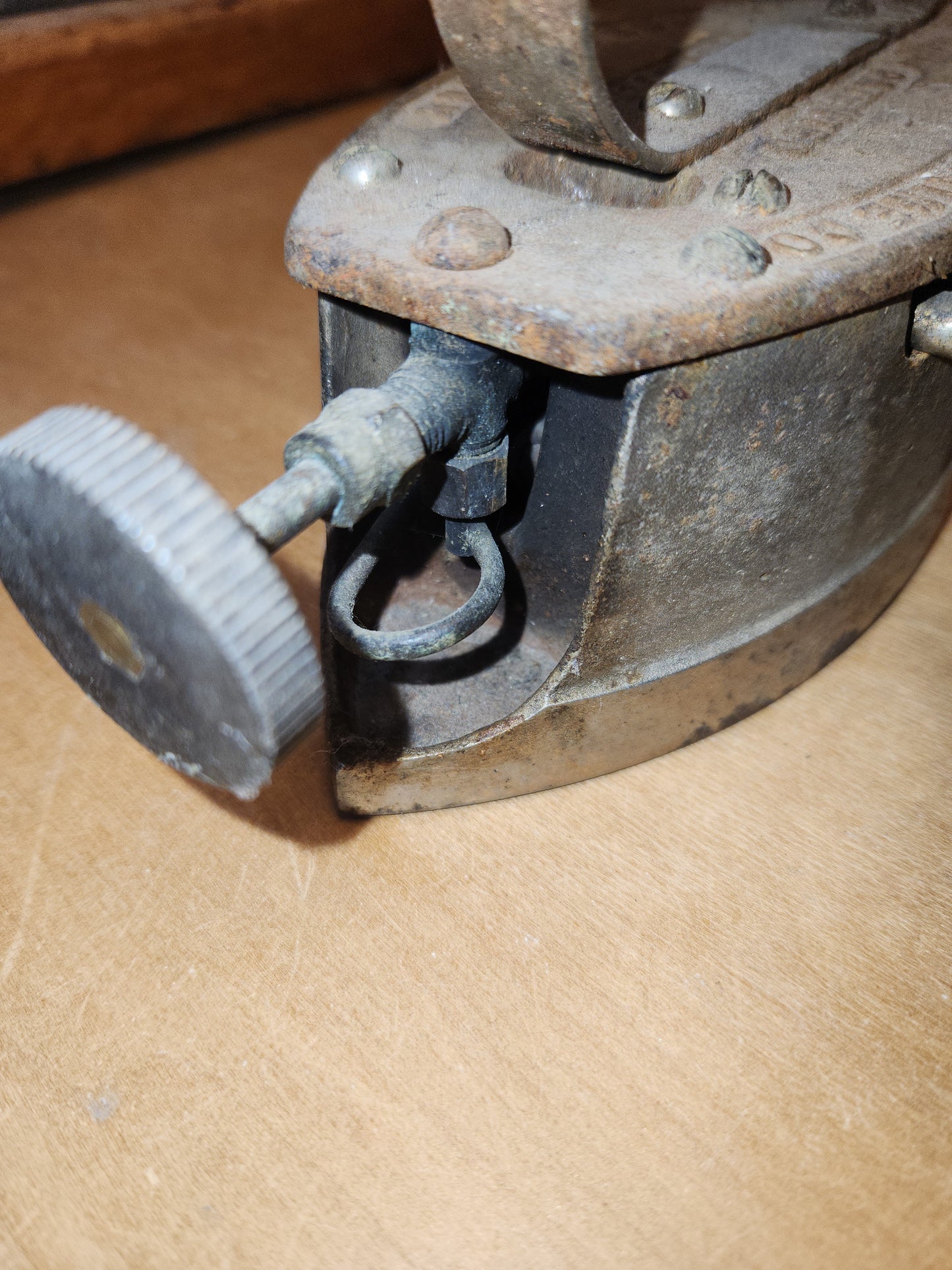 Antique Gasoline Powered Sad Iron American Gas Machine Co. Albert Lea Minnesota Patented 1912 si3