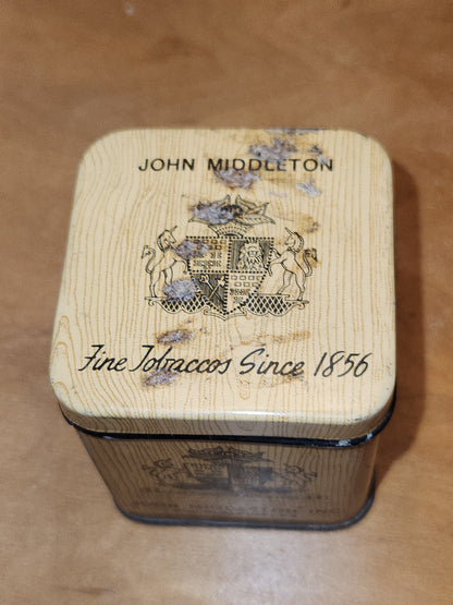 Vintage John Middleton Tobacco Tins Walnut, Regimental, Philadelphia, Bin 56 NO CONTENTS tt56