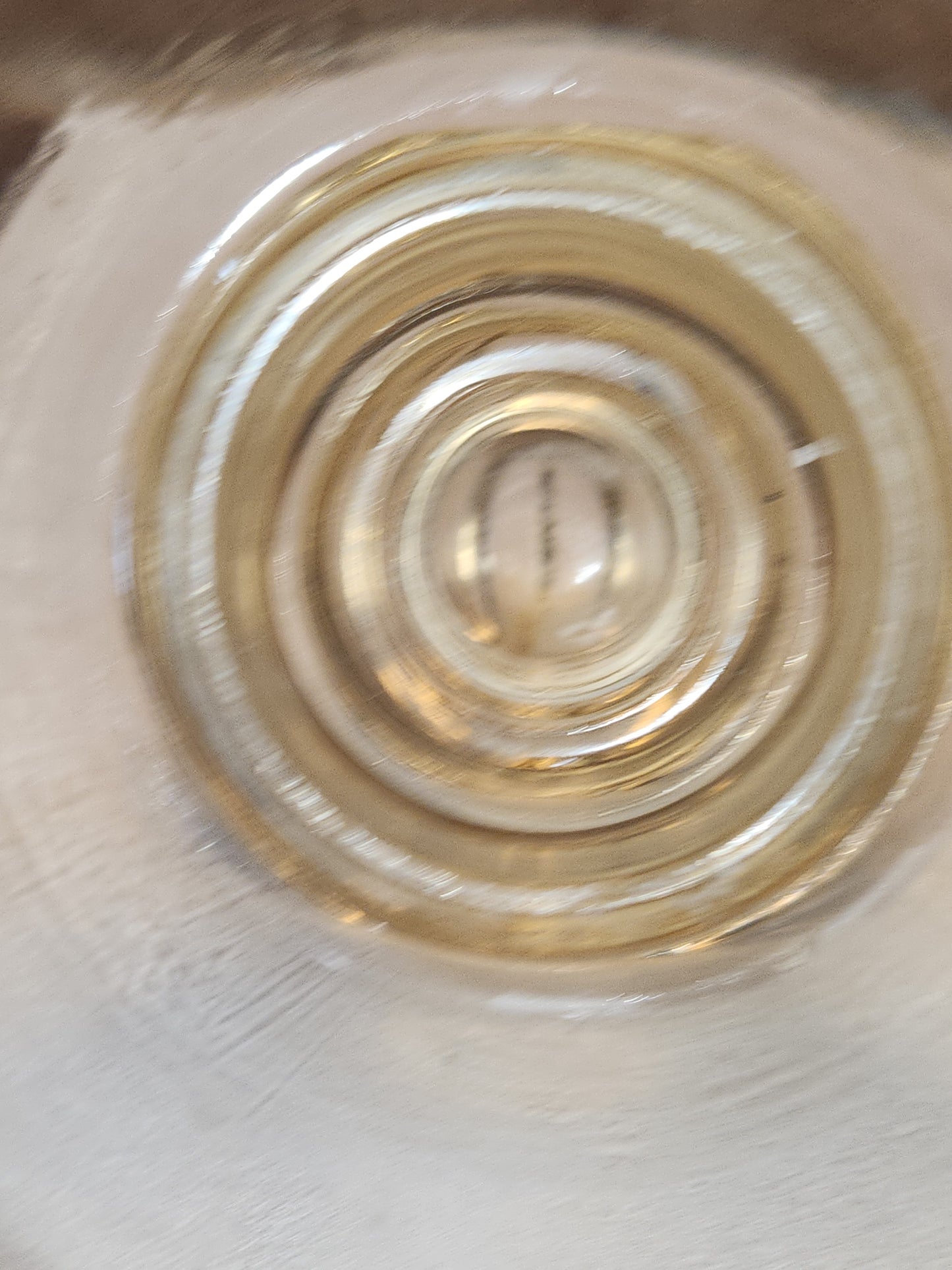 Vintage Kimble 830 Clear but Slight Amber Tint Tempered Glass Insulator 12-51 Made in USA 830a