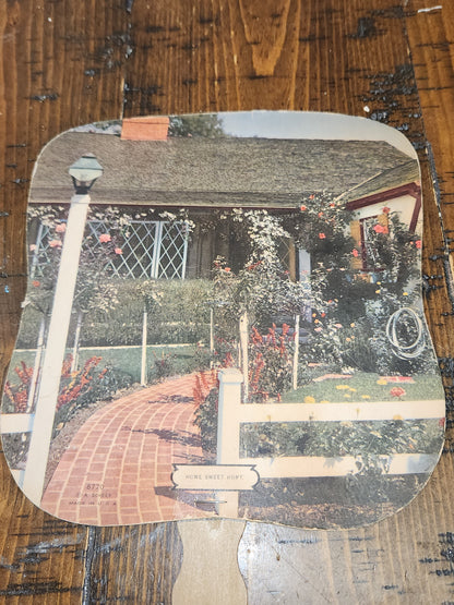 Vintage Advertising Fans Set of 3 Steele Funeral Home Nebraska Norcraft Inc. Cincinnati Ohio fan5