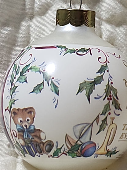 Vintage Hallmark Keepsake Ornament 1994 Norman Rockwell Art painting of "Bottom Drawer"