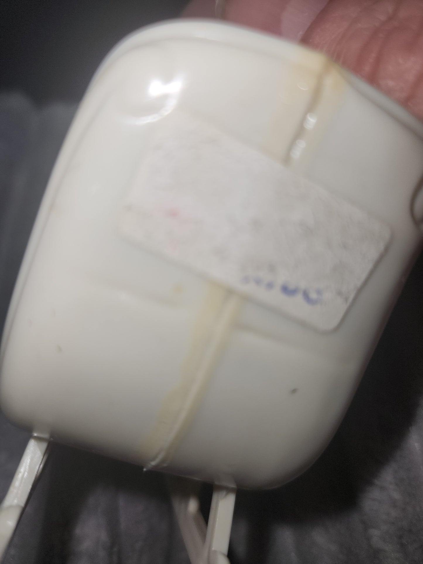 Vintage Rosbro Red Santa in Sleigh Plastic Candy Holder 1950's MCM