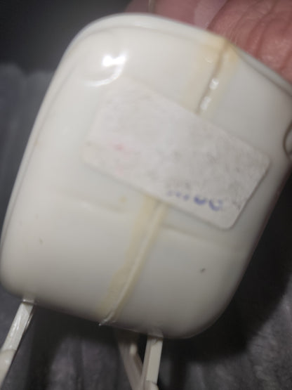 Vintage Rosbro Red Santa in Sleigh Plastic Candy Holder 1950's MCM