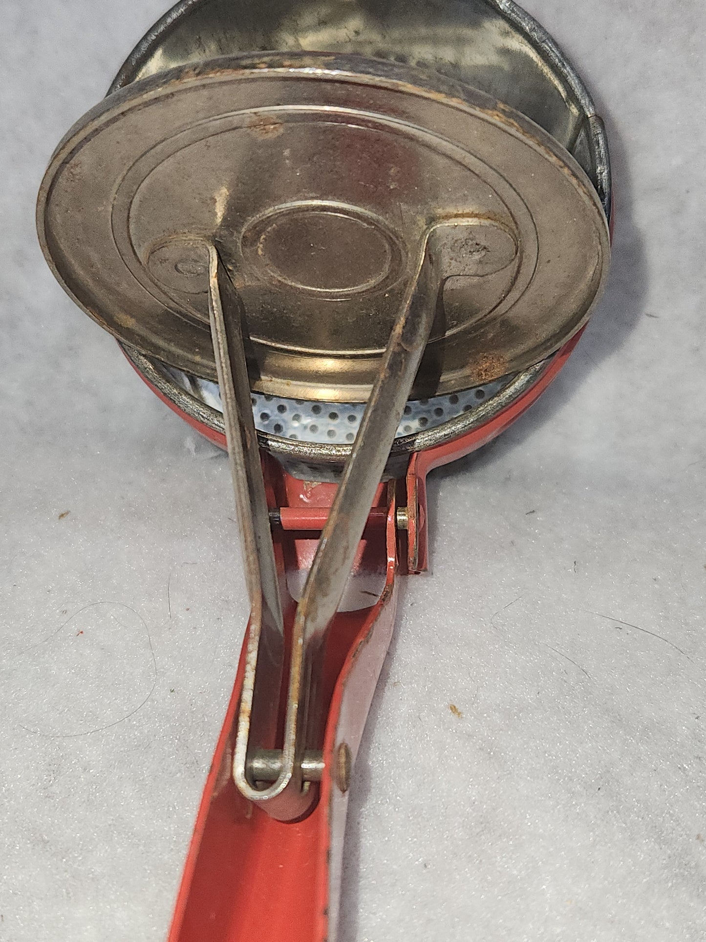 Vintage Potato Ricer Red Handle Universal No Makers Mark kit916