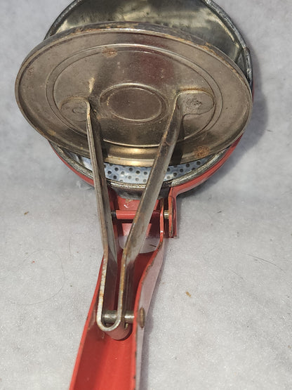 Vintage Potato Ricer Red Handle Universal No Makers Mark kit916
