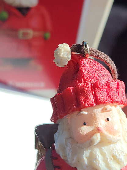 Vintage Hallmark Keepsake Ornanent Kris Kringle backpack 2004