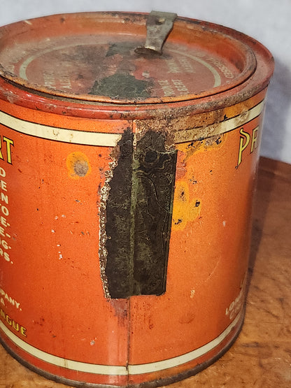Vintage Prince Albert Tobacco Can Tin with lid opener t11 EMPTY