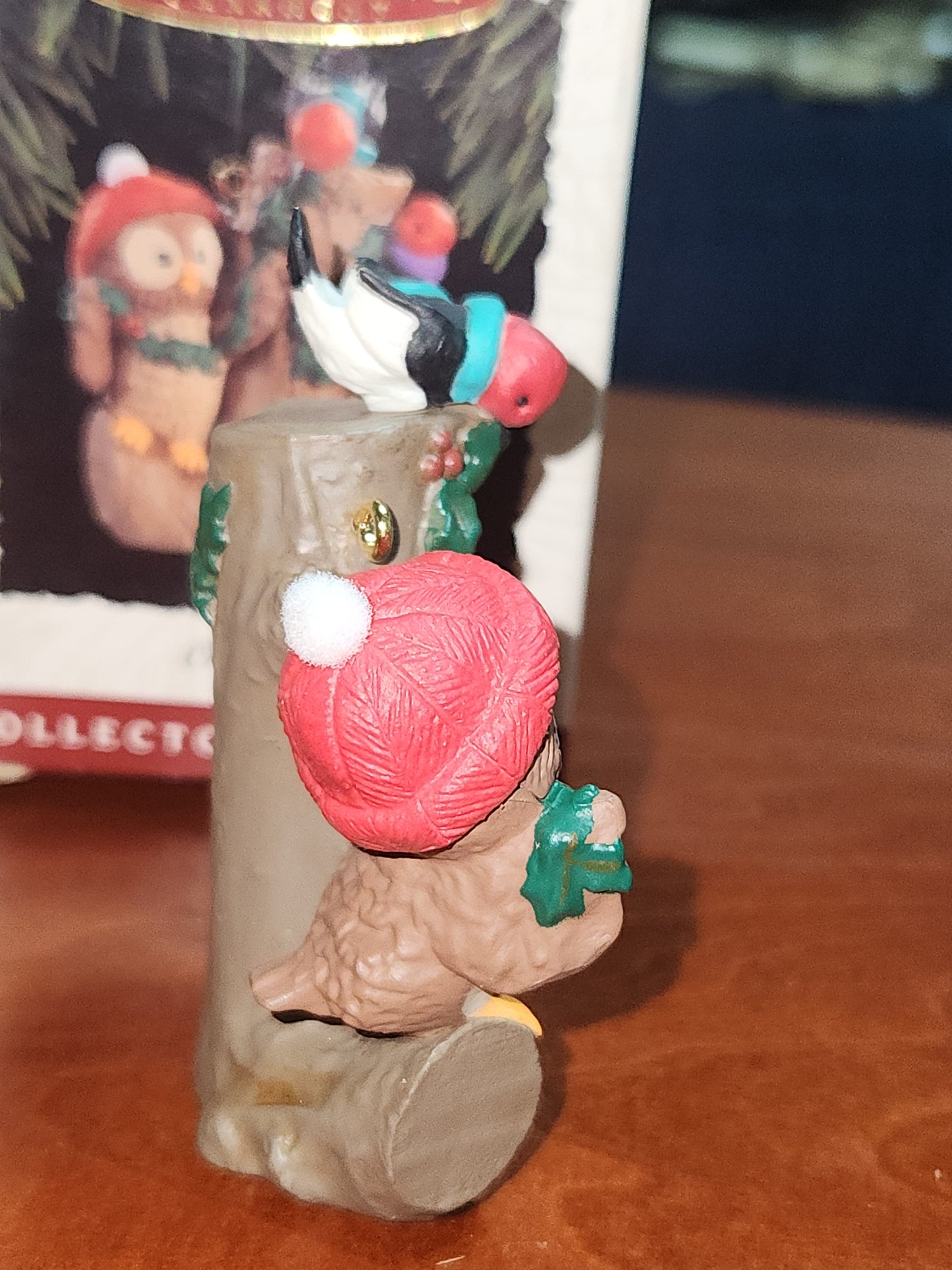 Vintage Hallmark Keepsake Ornament Owliver Owl 3rd in Series 1994 miniature