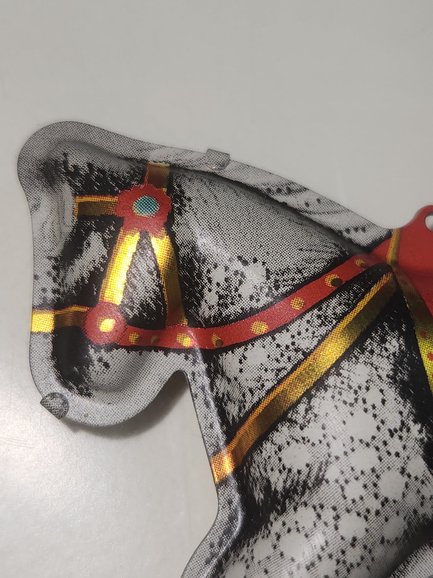 Vintage Hallmark Keepsake Ornanent Tin Rocking Horse 1983