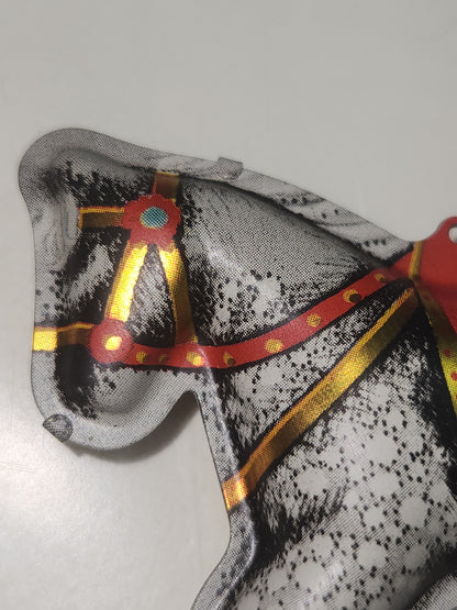 Vintage Hallmark Keepsake Ornanent Tin Rocking Horse 1983