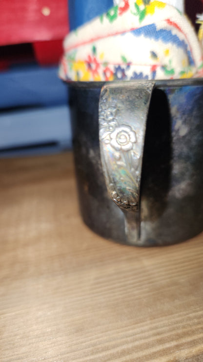 Antique silver baby cup ss120