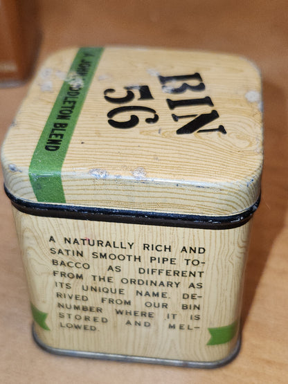 Vintage John Middleton Tobacco Tins Walnut, Regimental, Philadelphia, Bin 56 NO CONTENTS tt56
