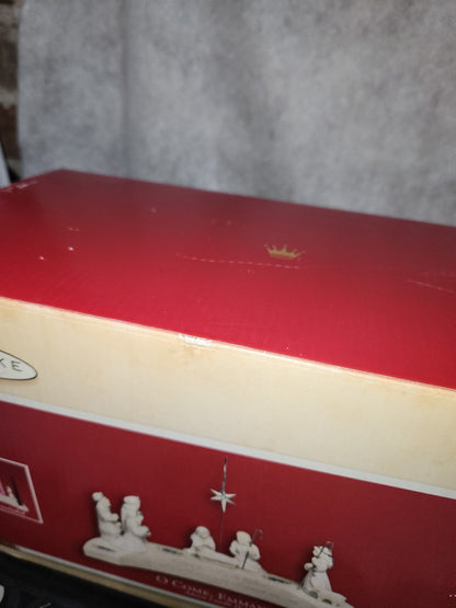 Vintage Hallmark Keepsake O Come, Emmanuel Nativity Advent Candle Holder has box 2004