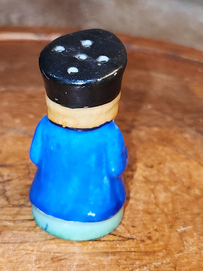 Vintage Colonial Man Salt OR Pepper Shaker Set made in Japan ONLY THE MAN JUST ONE NOT A SET