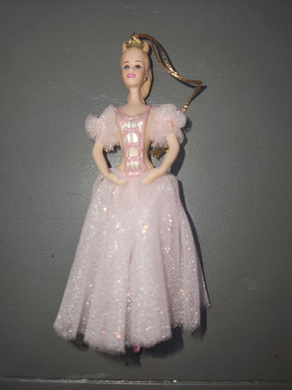Avon Barbie as the Sugar Plum Fairy Ornament Porcelain Nutcracker Ballet 1997 NIB