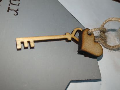 Ornament or car charm Our New Home ho1