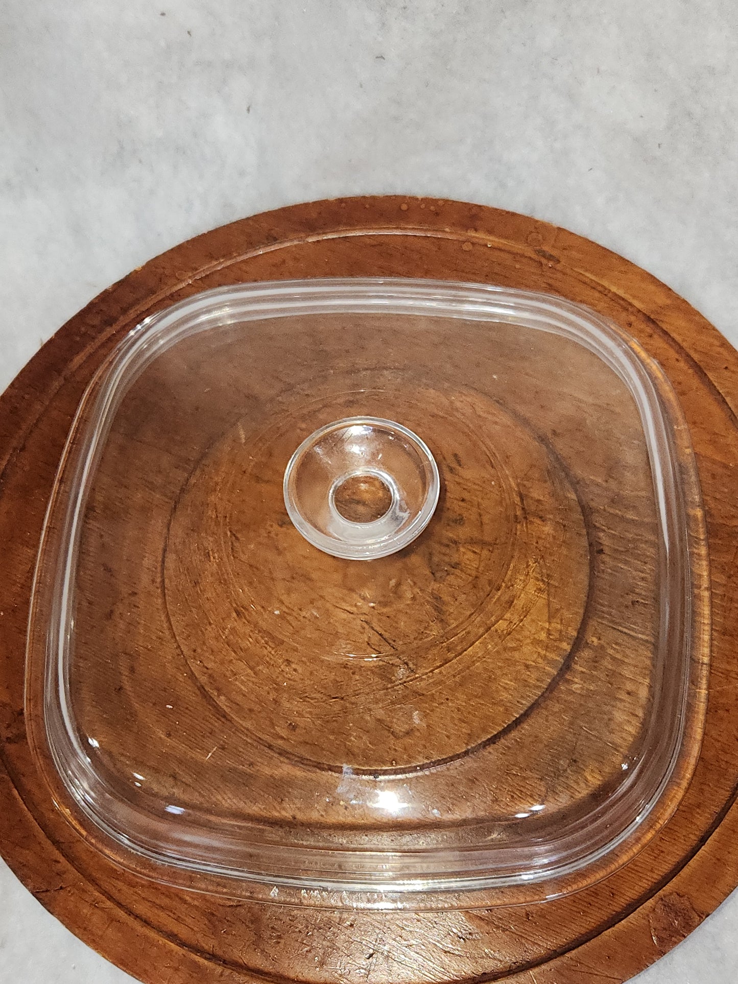 Pyrex Clear Glass Square Dome Lid A12C replacement lid Casserole dish