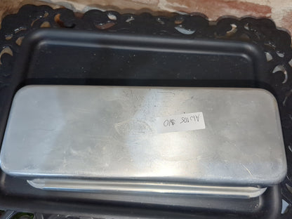 Vintage Mirror aluminum loaf bread cake pan alu118