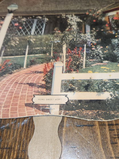 Vintage Advertising Fans Set of 3 Steele Funeral Home Nebraska Norcraft Inc. Cincinnati Ohio fan5