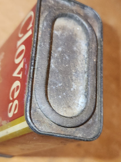 Vintage Schilling Spice Tin Cloves 2 Ounces ti661