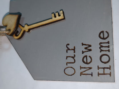 Ornament or car charm Our New Home ho1