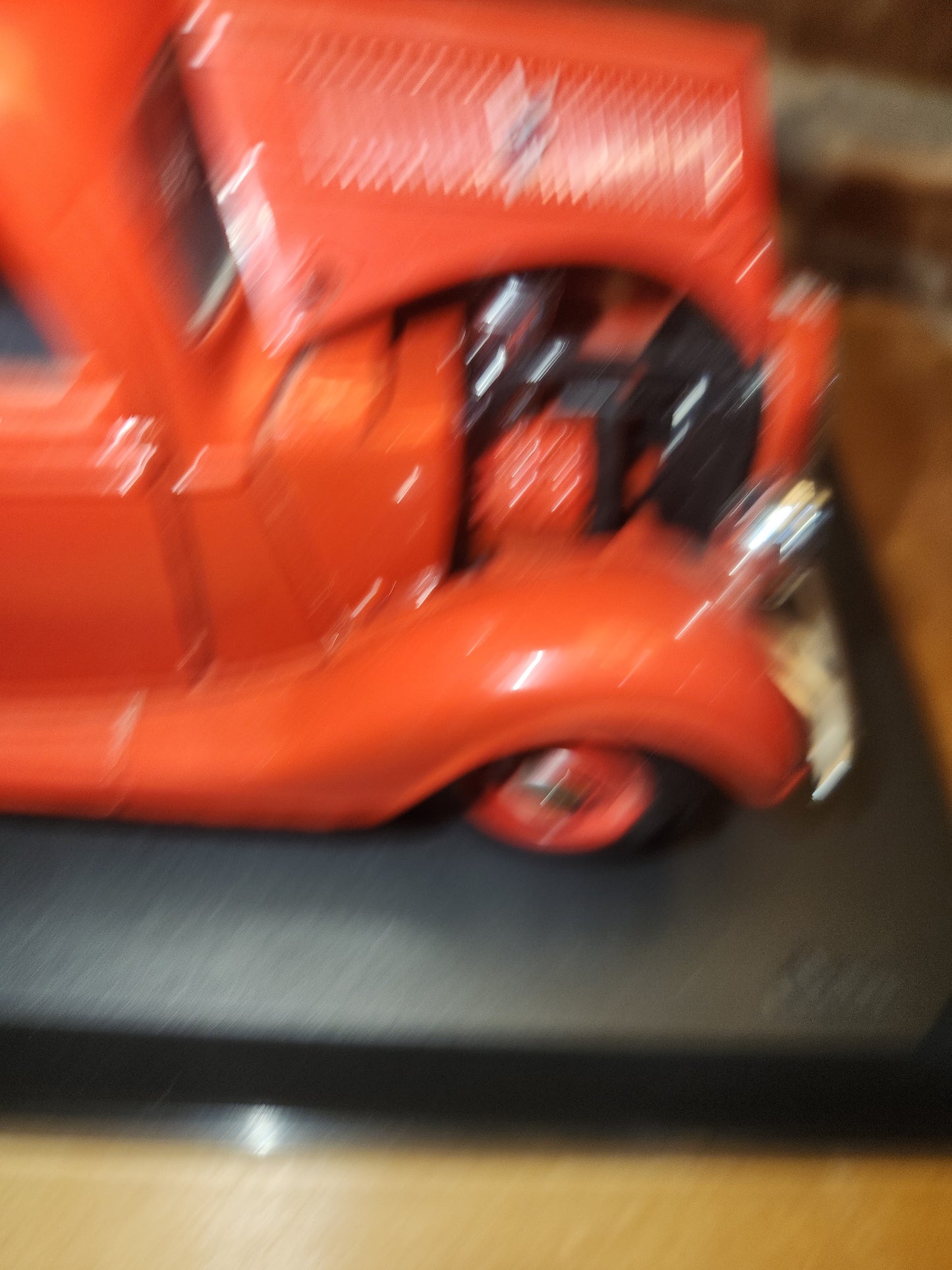 Vintage Redbox 1937 Ford Pickup 1:24 Die-Cast Model Truck ALL RED vc8