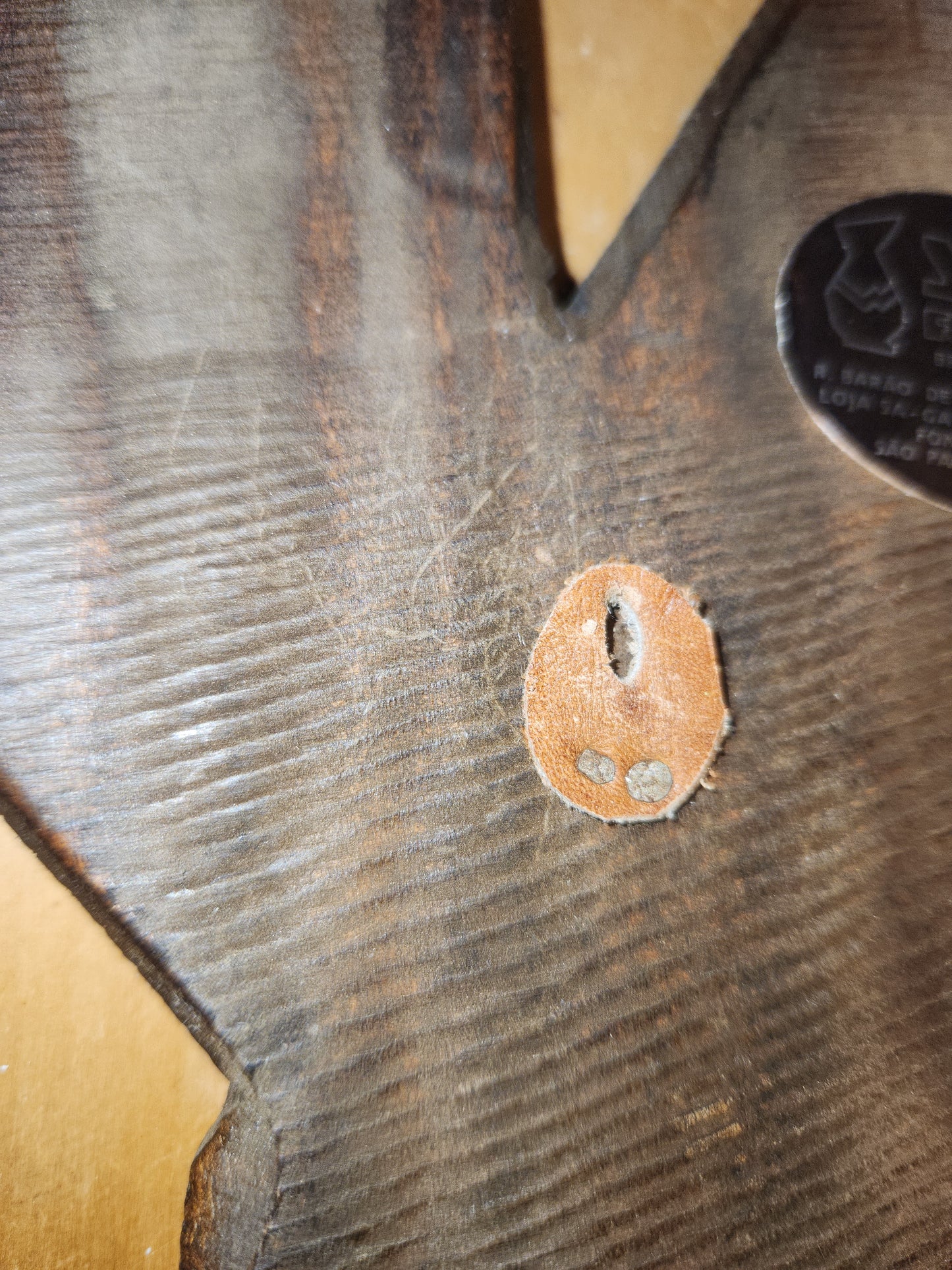 Vintage Brazilian Folkart Decorative Wooden Wall Sculpture Carving Yara Folclore Made in Brazil wh1