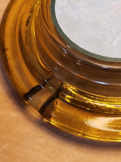 Vintage Ashtray Travel Lodge Highway Hotels A Lighter Amber at5