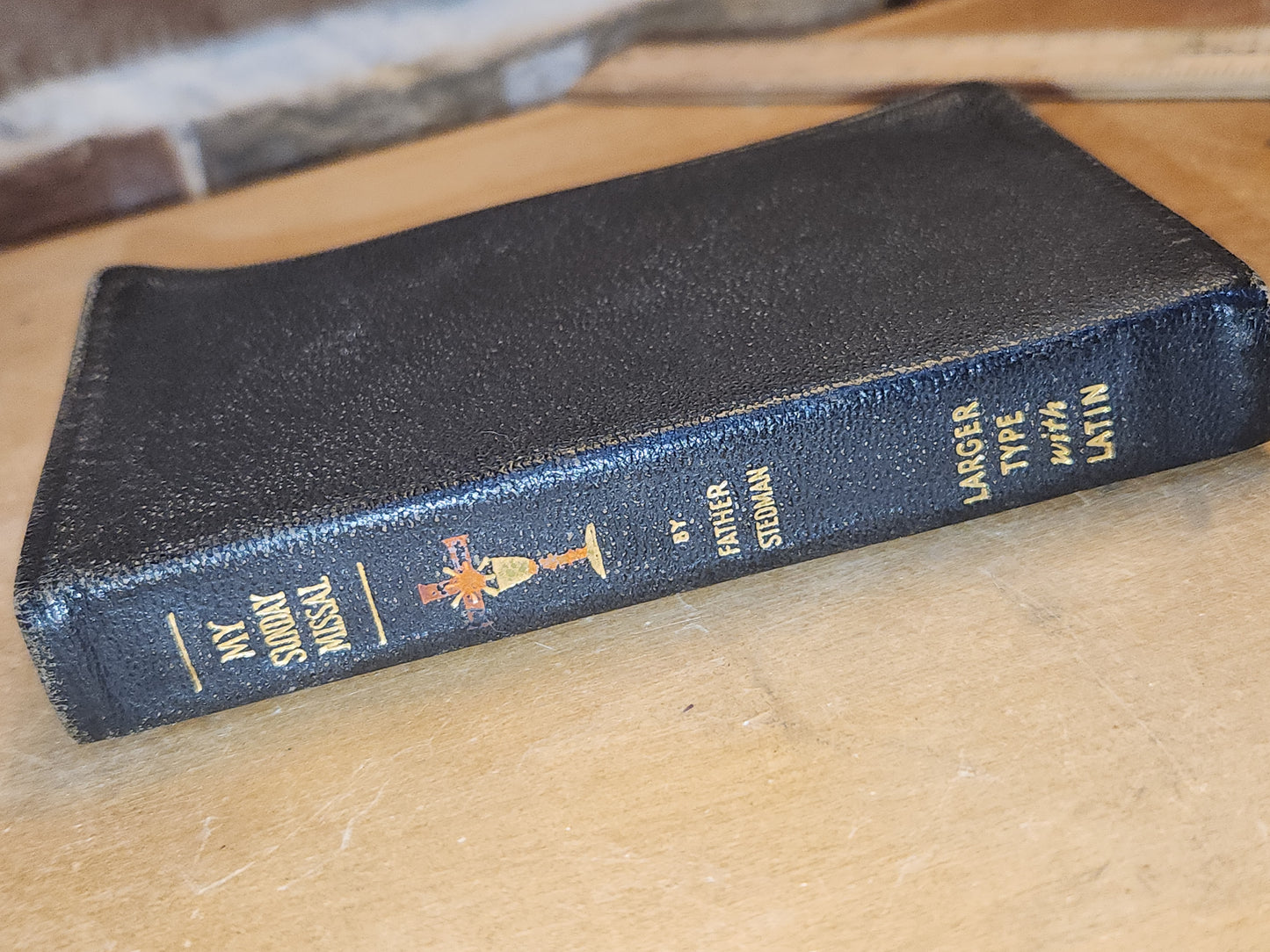 Vintage My Sunday Missal Latin to English Explained By Father Stedman 1941 Pocket Size ab88