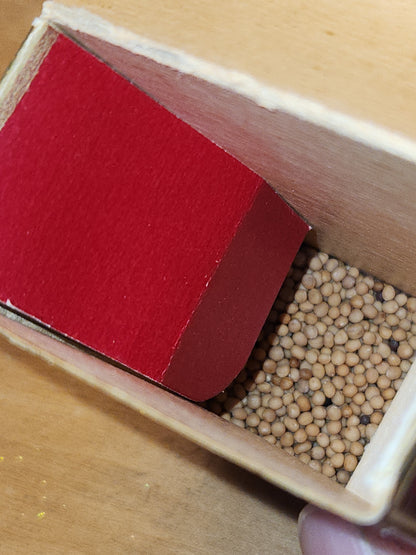 Vintage Schilling Spice Box Mustard Whole Seed Mostly Empty 2 Ounces Schilling Spice & Co. SAN Francisco t671