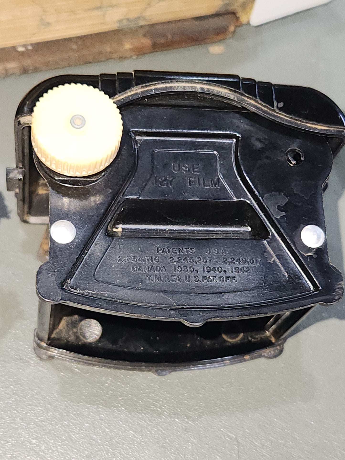 Vintage Kodak Camera Baby Brownie Special With Bakelite Box 127 Film 1940s vc8