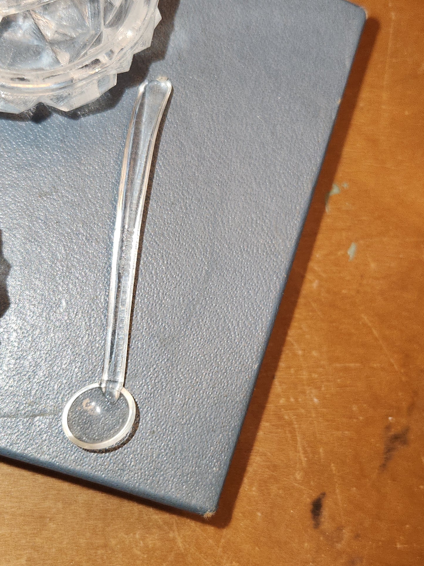 Vintage Pressed Glass Salt Cellars with Plastic Spoons Set of 6 in Original Box Made In Japan ss9