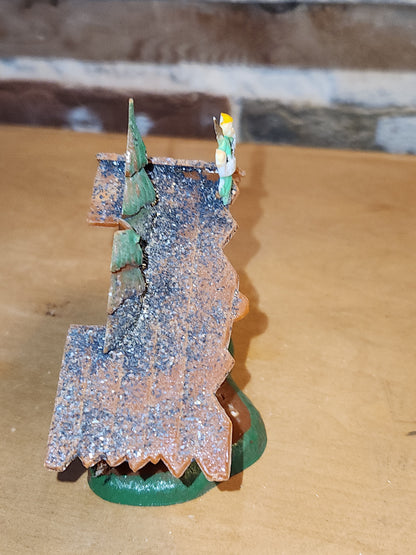 Vintage Plastic Celluloid Nativity Made in Hong Kong Mica n10