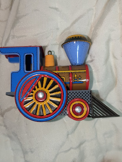 Vintage Hallmark tin locomotive series train #7 HH296