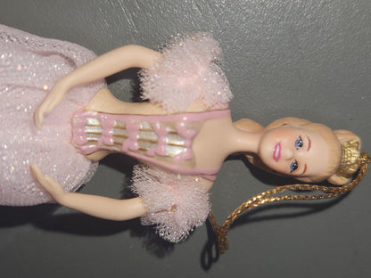 Avon Barbie as the Sugar Plum Fairy Ornament Porcelain Nutcracker Ballet 1997 NIB