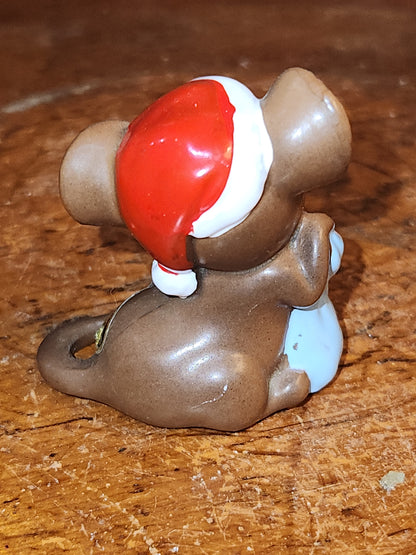 Vintage Joseph Originals Miniature Christmas Mouse Figurine Made in Japan ch2