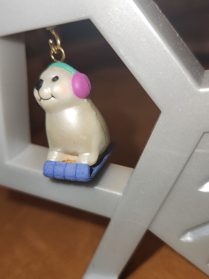 Vintage Avon Wee Winter Friends Display Stand Along With Set Of Four Wee Winter Friends Penguine, Seal, Polar Bear, Eskimo NO BOX ww67