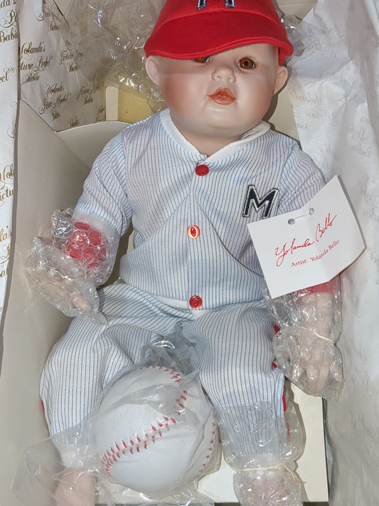 Edwin M. Knowles  Yolanda's Picture Perfect Babies Michael new In Box life-like realistic real baby doll