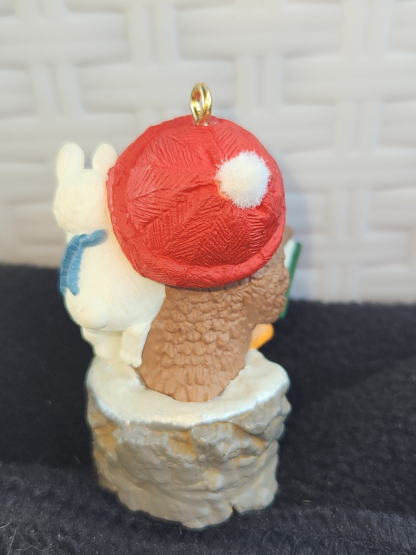 Vintage Hallmark Keepsake Ornament Owliver First in series 1992 miniature